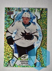 2021-22 UD Ice Green Rookies #135 Jonathan Dahlen - San Jose Sharks